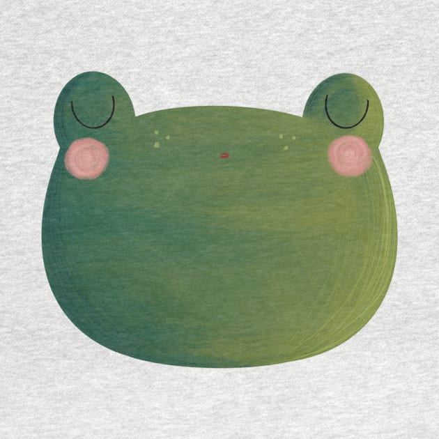 Sleeping Frog by Emma Wiklund Art